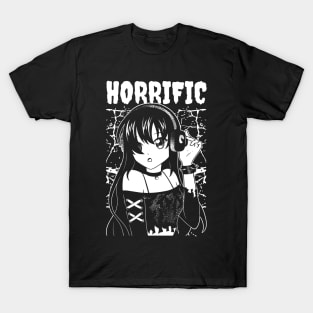 Cool Anime Design, Vintage Style, Cute Girl T-Shirt